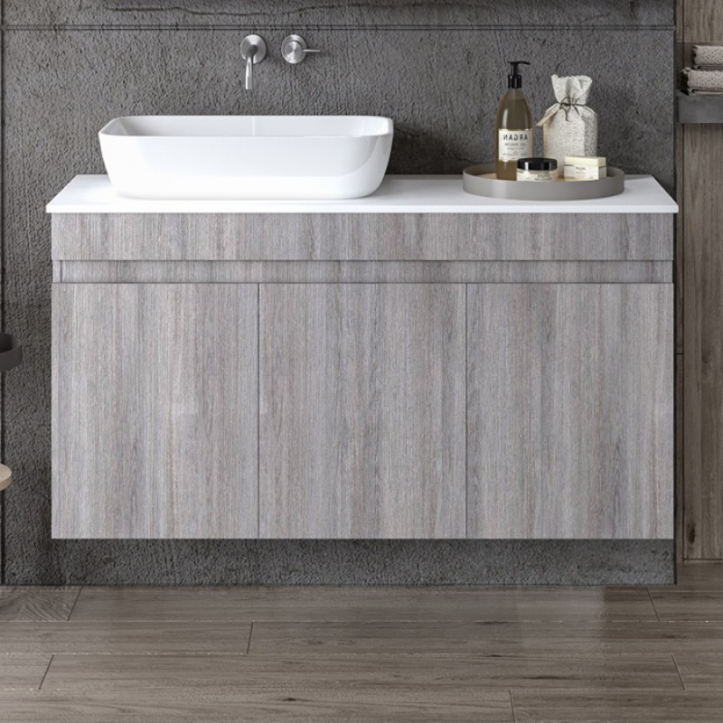 ΒΑΣΗ ΕΠΙΠΛΟΥ ΜΕ ΝΙΠΤΗΡΑ OMEGA TOP GREY OAK 120CM
