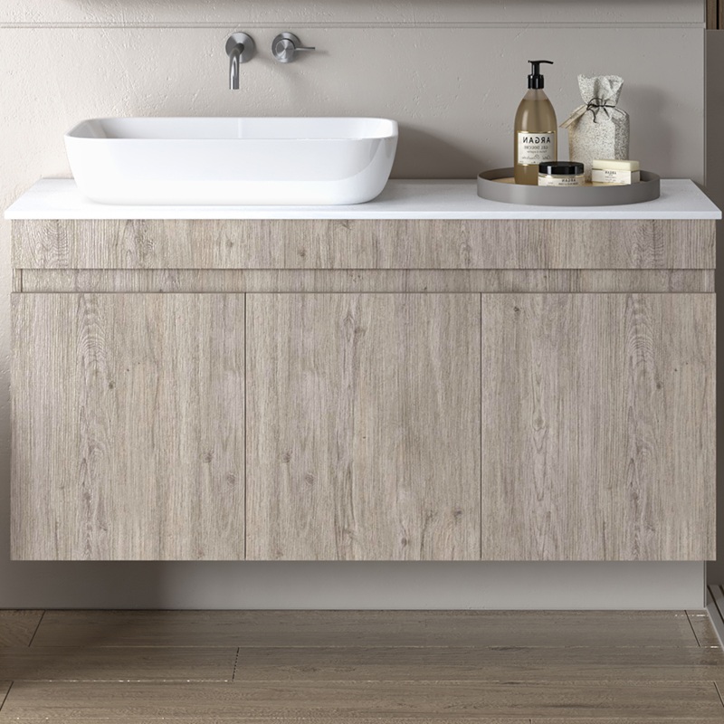 ΒΑΣΗ ΕΠΙΠΛΟΥ ΜΕ ΝΙΠΤΗΡΑ OMEGA TOP BEIGE OAK 120CM