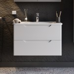 ΒΑΣΗ ΕΠΙΠΛΟΥ ΜΕ ΝΙΠΤΗΡΑ PERLA WHITE MATT 80CM ΒΑΣΗ ΕΠΙΠΛΟΥ ΜΕ ΝΙΠΤΗΡΑ PERLA WHITE MATT 80CM