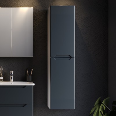 ΣΤΗΛΗ ΕΠΙΠΛΟΥ ΚΡΕΜΑΣΤΗ PERLA ANTHRACITE/WHITE 33.6X35X138CM ΣΤΗΛΗ ΕΠΙΠΛΟΥ ΚΡΕΜΑΣΤΗ PERLA ANTHRACITE/WHITE 33.6X35X138CM