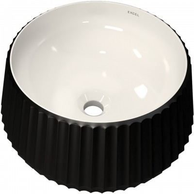 ΝΙΠΤΗΡΑΣ ΕΠΙΤΡΑΠΕΖΙΟΣ ROMA BLACK WHITE 42X42X13CM (210000016)