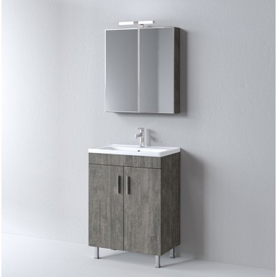 ΣΕΤ ΕΠΙΠΛΟ ΜΠΑΝΙΟΥ SKOPELOS BERLIN MATT 60CM