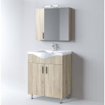 ΣΕΤ ΕΠΙΠΛΟ ΜΠΑΝΙΟΥ SIENA SONOMA MATT 75CM ΣΕΤ ΕΠΙΠΛΟ ΜΠΑΝΙΟΥ SIENA SONOMA MATT 75CM