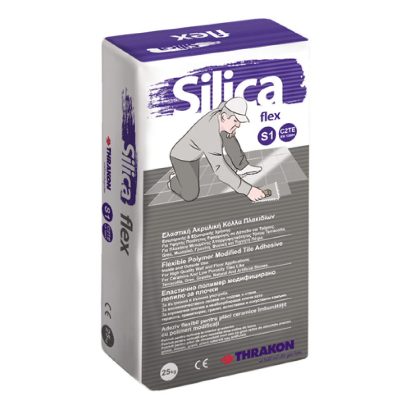 ΚΟΛΛΑ SILICA FLEX C2TE S1 ΛΕΥΚΗ (25KG) THRAKON