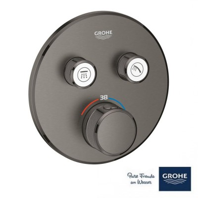 ΑΝΑΜΙΚΤΗΣ GROHETHERM SMART CONTROL II BRUSHED HARD GRAPHITE (29119AL0) GROHE ΑΝΑΜΙΚΤΗΣ GROHETHERM SMART CONTROL II BRUSHED HARD GRAPHITE (29119AL0) GROHE
