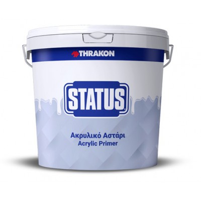 STATUS ΑΚΡΥΛΙΚΟ ΑΣΤΑΡΙ ΔΙΑΦΑΝΟ (10LT) THRAKON  STATUS ΑΚΡΥΛΙΚΟ ΑΣΤΑΡΙ ΔΙΑΦΑΝΟ (10LT) THRAKON