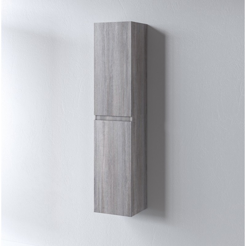 ΣΤΗΛΗ ΕΠΙΠΛΟΥ ΚΡΕΜΑΣΤΗ OMEGA GREY OAK MATT 35X32X160CM