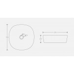 ΝΙΠΤΗΡΑΣ ΕΠΙΤΡΑΠΕΖΙΟΣ STILO WHITE 43.5X43.5X13.5CM ΝΙΠΤΗΡΑΣ ΕΠΙΤΡΑΠΕΖΙΟΣ STILO WHITE 43.5X43.5X13.5CM