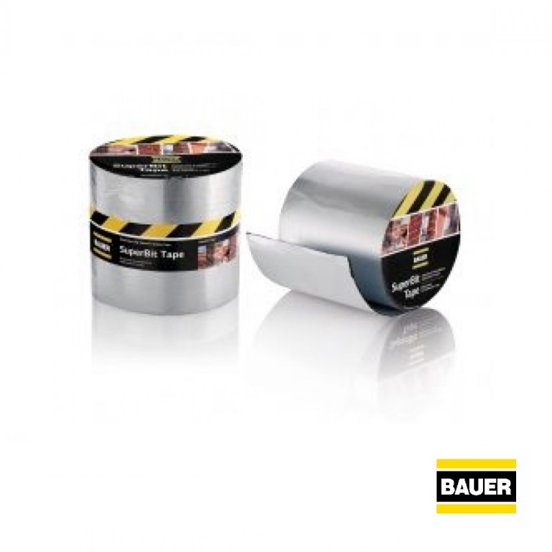 SUPERBIT TAPE ΑΥΤΟΚΟΛΛΗΤΗ ΑΣΦΑΛΤΙΚΗ ΤΑΙΝΙΑ ΡΟΛΟ (15CMX10M) BAUER 