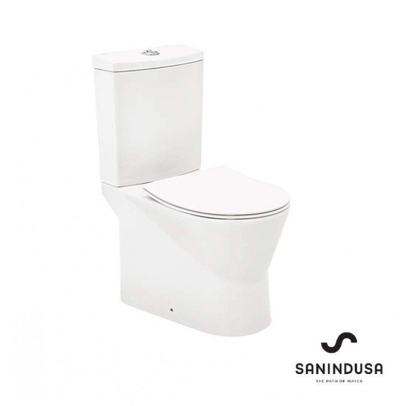ΣΕΤ ΛΕΚΑΝΗ ΜΕ ΚΑΖΑΝΑΚΙ URB.Y. RIMFLUS ΚΑΙ ΚΑΠΑΚΙ SLIM SOFT CLOSE ΠΙΣΩ ΣΙΦΩΝΙ 65CM SANIDUSA
