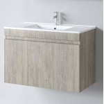 ΒΑΣΗ ΕΠΙΠΛΟΥ ΜΕ ΝΙΠΤΗΡΑ OMEGA BEIGE OAK MATT 90CM