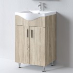 ΒΑΣΗ ΕΠΙΠΛΟΥ ΜΕ ΝΙΠΤΗΡΑ SIENA SONOMA MATT 55CM