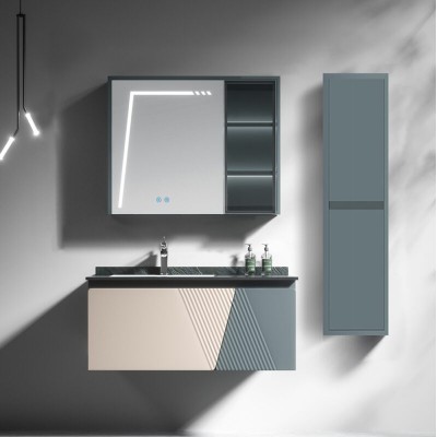 ΣΕΤ ΕΠΙΠΛΟ ΜΠΑΝΙΟΥ VICTORIA BEIGE/PETROL 100CM