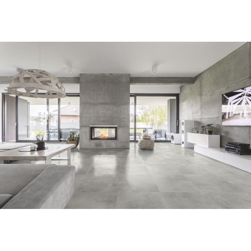 X METAL ARGENTO SOFT TOUCH COLOUR BODY RECTIFIED 60X60CM