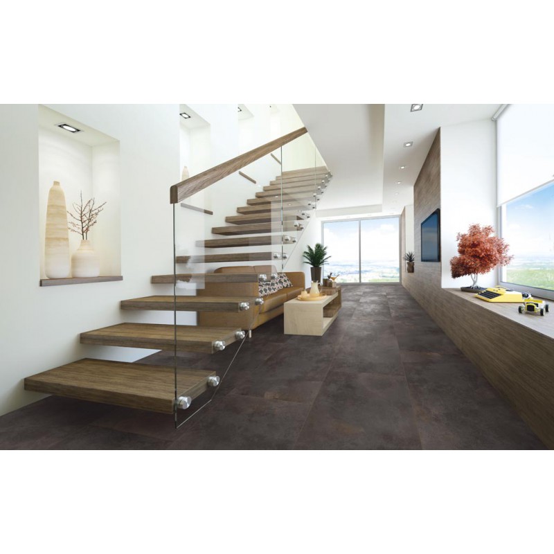 X METAL BRONZO SOFT TOUCH COLOUR BODY RECTIFIED 60X60CM