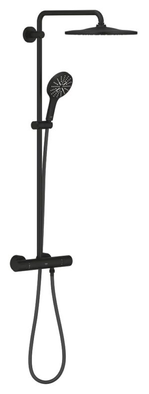 ΣΤΗΛΗ ΝΤΟΥΖ SMARTACTIVE 310 ΜΕ ΘΕΡΜΟΣΤΑΤΙΚΗ ΜΠΑΤΑΡΙΑ PHANTOM BLACK MATT 22119KF0 GROHE