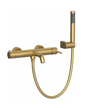 ΜΠΑΤΑΡΙΑ ΛΟΥΤΡΟΥ VENIS ΣΕΤ PVD BRUSHED GOLD