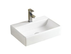 ΝΙΠΤΗΡΑΣ ΕΠΙΤΡΑΠΕΖΙΟΣ AMALFI HOLE 51 WHITE GLOSSY 51X35.5X12CM