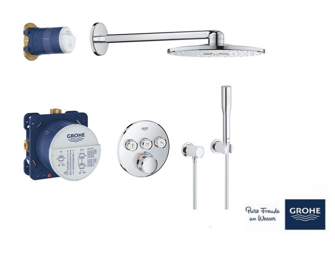 SMART26-1.jpg ΣΕΤ ΕΝΤΟΙΧΙΣΜΟΥ GROHTHERM SMART CONTROL CHROME (34705000) GROHE - Image 1