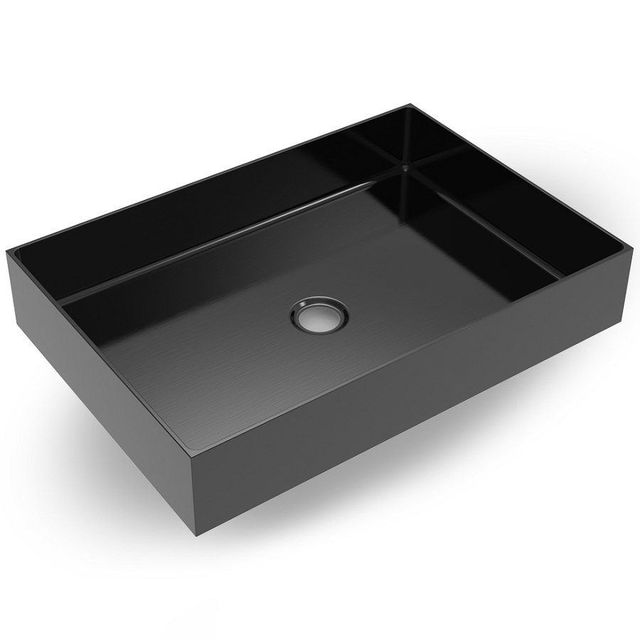 aldo20black-1.jpg ΝΙΠΤΗΡΑΣ ΕΠΙΚΑΘΗΜΕΝΟΣ ALDO BLACK BRUSHED 55X38X10CM - Image 1