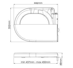 ΚΑΛΥΜΜΑ ΛΕΚΑΝΗΣ DIVA SOFT CLOSE DUROPLAST - Image 2