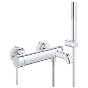 ΜΠΑΤΑΡΙΑ ΛΟΥΤΡΟΥ ESSENCE ΣΕΤ CHROME (25249001) GROHE