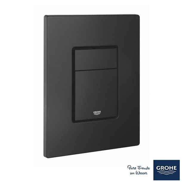 grohe20black203-1.jpg ΠΛΑΚΕΤΑ ΔΙΠΛΗΣ ΡΟΗΣ COSMOPOLITAN PHANTOM BLACK MATT (38732KF0) GROHE - Image 1