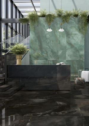 ΠΛΑΚΑΚΙ MYSTERIUM BLACK FULL POLISHED RECTIFIED 60X120CM - Image 2