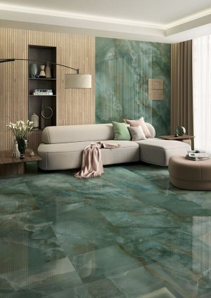 ΠΛΑΚΑΚΙ MYSTERIUM ACQUA FULL POLISHED RECTIFIED 60X120CM - Image 2