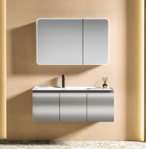 ΣΕΤ ΜΠΑΝΙΟΥ HERA 100cm χρ.LIGHT GREY ΠΟΛΥΑΙΘΥΛΕΝΙΟ (HDPE High Density)