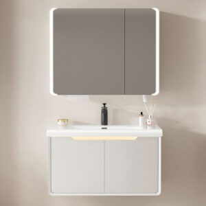 Καθρέφτης MICHELE LED 80cm χρ. BEIGE κωδ. 3MMIC080WH - Image 2