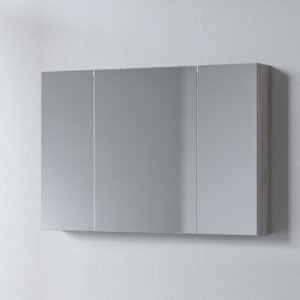 Καθρέφτης OMEGA GREY OAK 120 3MOM120GO0W με ντουλάπια 120x14x65cm