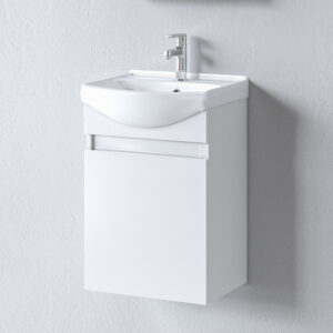 ΣΕΤ ΕΠΙΠΛΟ ΜΠΑΝΙΟΥ SIENA WHITE 45CM - Image 3