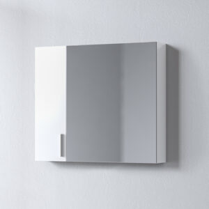 Καθρέφτης SIENA WHITE 75 3MSI075GL0W με ντουλάπια 75x14x65cm