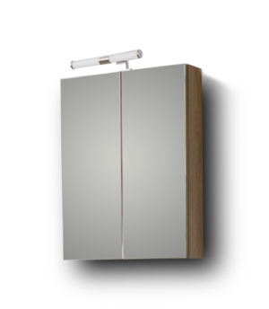 Σετ Έπιπλο Μπάνιου SIENA SONOMA DARK 55 9SSI055SD0W Πάγκο 51x34x83cm - Image 5