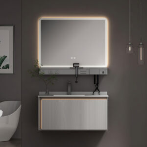 Καθρέφτης GREYS LED 100cm χρ. LIGHT GREY κωδ. 3MGRE100LGR - Image 2
