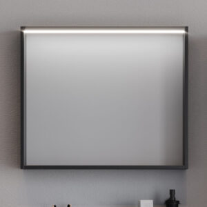 Καθρέφτης LED LAGUNA 80cm χρ. ΜΑΥΡΟ 3MLAG080WHM