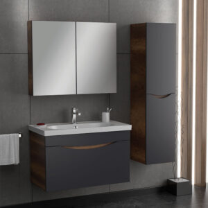 Πάγκος SMILE Ανθρακί / Barok MDF 18mm Λάκα 85 S3BSMI085ABM 85x45.5x54.5cm - Image 2