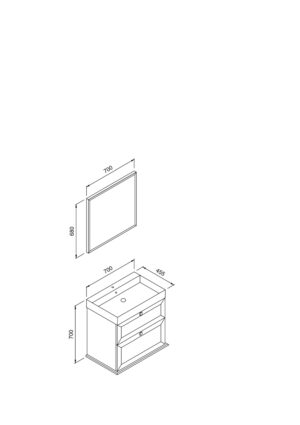 ΣΕΤ ΠΑΓΚΟΣ STELLA 70cm χρ.GREY MAT S3BSTE070GRM - Image 2