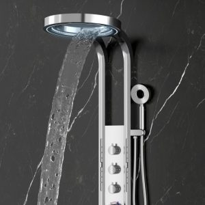 ΣΤΗΛΗ ΝΤΟΥΣ MASSAGE PANEL CHROME 5 ΕΞΟΔΩΝ - Image 3