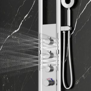 ΣΤΗΛΗ ΝΤΟΥΣ MASSAGE PANEL CHROME 5 ΕΞΟΔΩΝ - Image 4