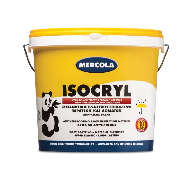 ISOCRYL 4 ISOCRYL NANO FIBERS ΛΕΥΚΟ ΕΛΑΣΤΟΜΕΡΕΣ ΑΚΡΥΛΙΚΟ ΕΠΑΛΕΙΦΟΜΕΝΟ ΣΤΕΓΑΝΩΤΙΚΟ 3LT - Image 1